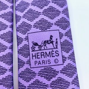 Hermes Accessories - Lucious Lavender Hermes Tie Hermes Accessories - Lucious Lavender Hermes Tie